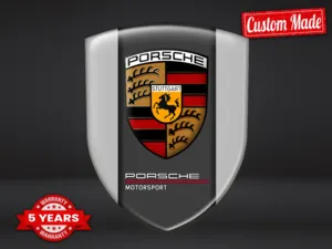 Porsche Logotipos Silicona Auto Estilo Estrella Personalizable